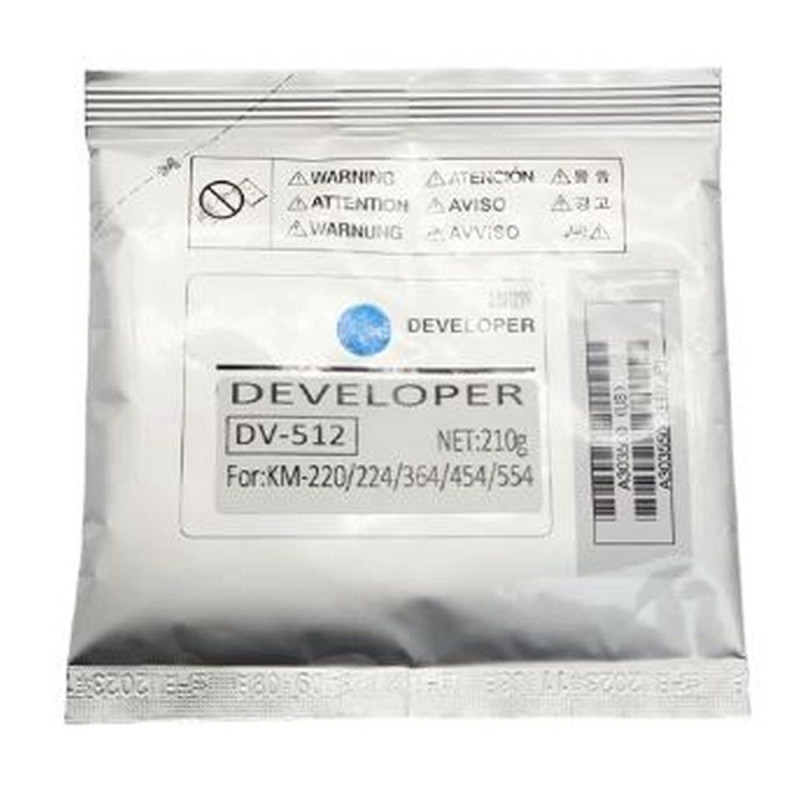 DEVELOPER COMPATIBILE (A2XN0KD, DV512C) PER MINOLTA C224 (210GR) CIANO