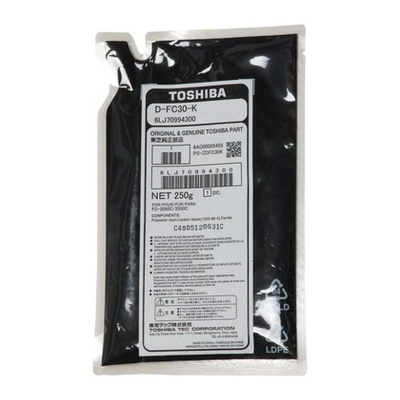 DEVELOPER ORIGINALE (6LJ70384300, 6LJ70994300, D-FC30-K) TOSHIBA 2050C | NERO