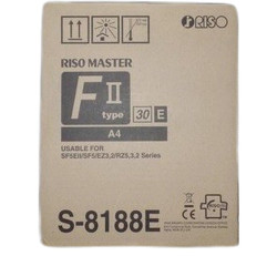 RISO S-8188E MASTER RZ-EZ-SF 2-PACK (2X295 MASTERS) S-4250 S-7611 S6977E