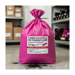 SACCONE TONER MAGENTA 10KG PER BROTHER TN243, TN247, TN421