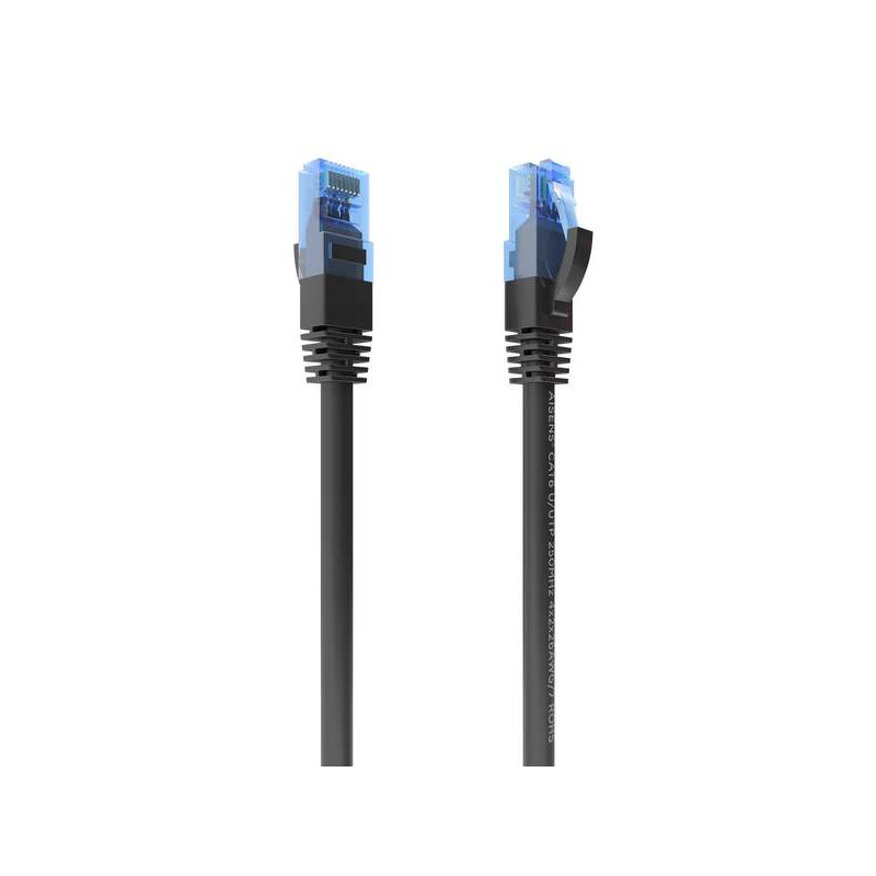 CAVO DI RETE AISENS RJ45 CAT.6 UTP AWG26 CCA - 0,5 M - NERO