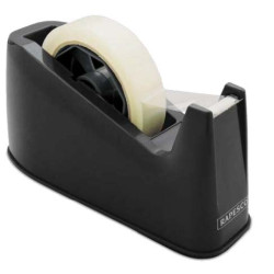 PORTA ROTOLO DI NASTRO ADESIVO RAPESCO PER NASTRO ADESIVO 25 MM X 66 M - NERO