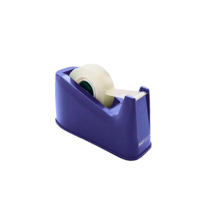 PORTA ROTOLO DI NASTRO ADESIVO RAPESCO PER NASTRO ADESIVO 19 MM X 66 M - BLU