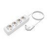 AISENS MULTIPRESA DA 4 PRESE SENZA INTERRUTTORE CON CAVO 3×1.5MM2 - 1.4M - COLORE BIANCO