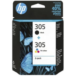 MULTIPACK ORIGINALE (305, 6ZD17AE) HP DESKJET 1210 (NERO+COLORE)