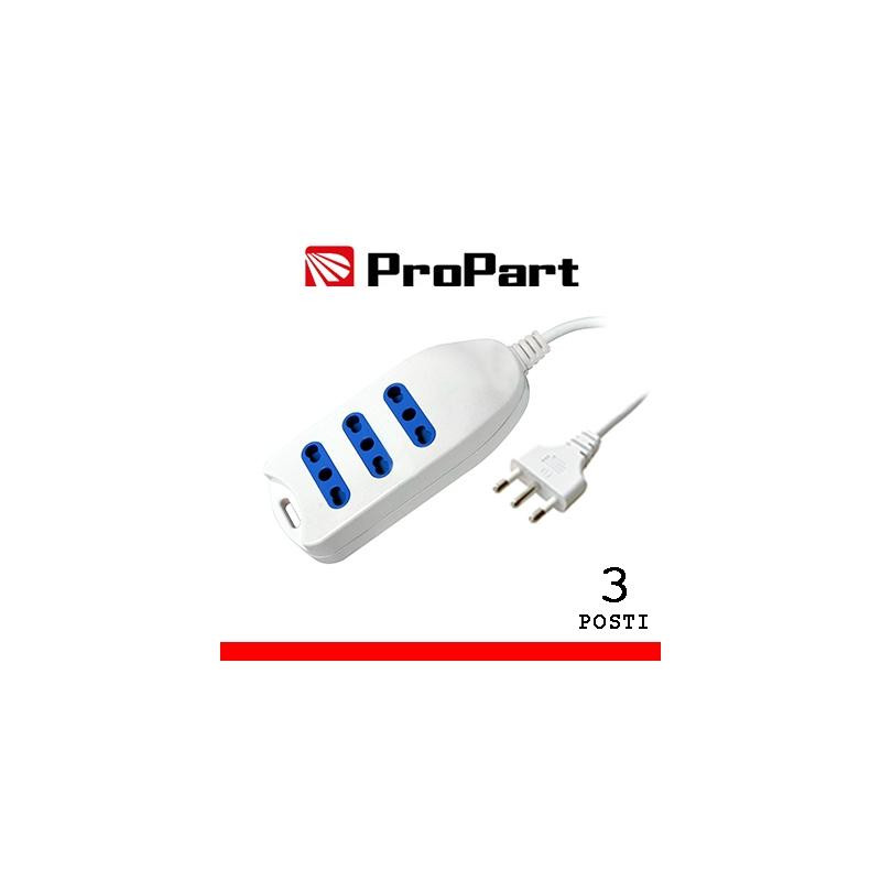 MULTIPRESA 3POS BIPASSO SPINA16A