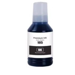INCHIOSTRO COMPATIBILE (105, C13T00Q140) PER EPSON ECOTANK ET-7700 (140ML) NERO