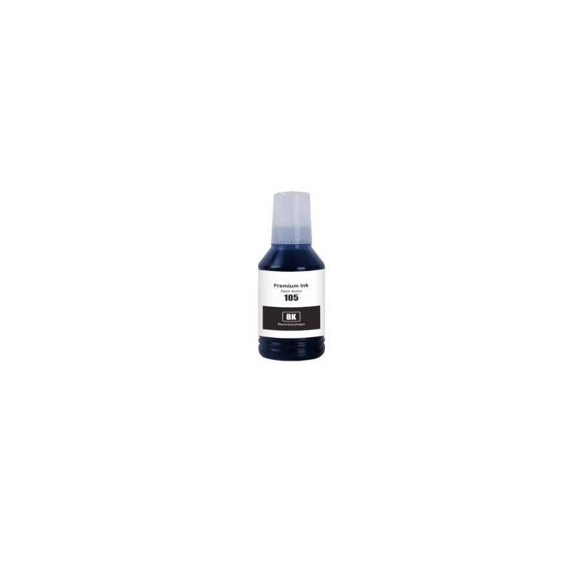 INCHIOSTRO COMPATIBILE (105, C13T00Q140) PER EPSON ECOTANK ET-7700 (140ML) NERO