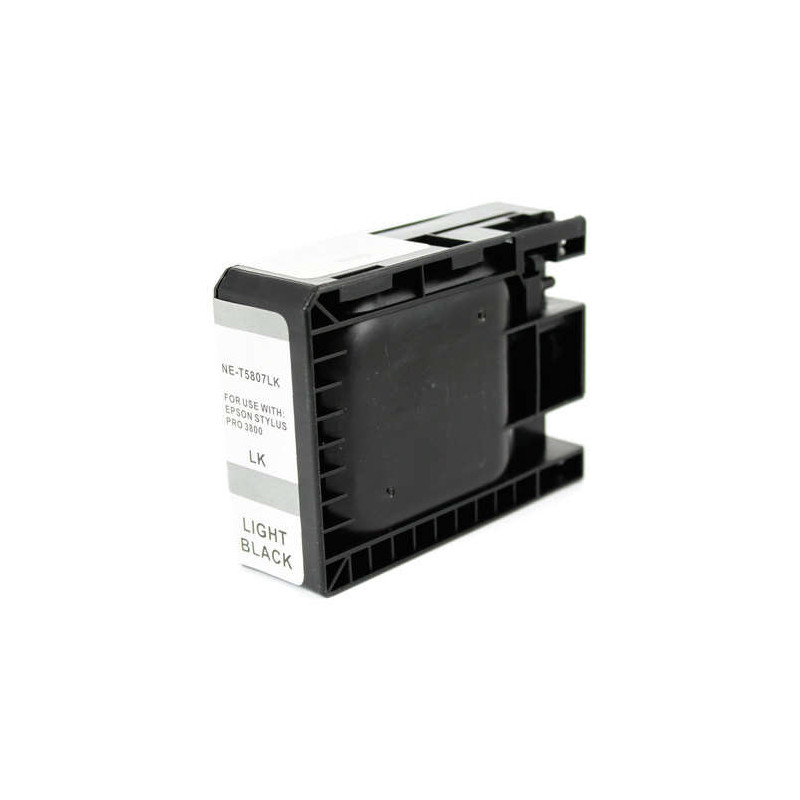 CARTUCCIA PLOTTER COMPATIBILE (C13T580700) PER EPSON STYLUS PRO 3800, 3880 (80ML) NERO LIGHT