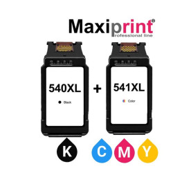 Maxiprint Multipack PG-540XL + CL-541XL | Kit 2 Cartucce Canon MG2150