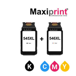 MULTIPACK MAXIPRINT (PG-545XL, CL-546XL) PER CANON MG2450 | K + CMY