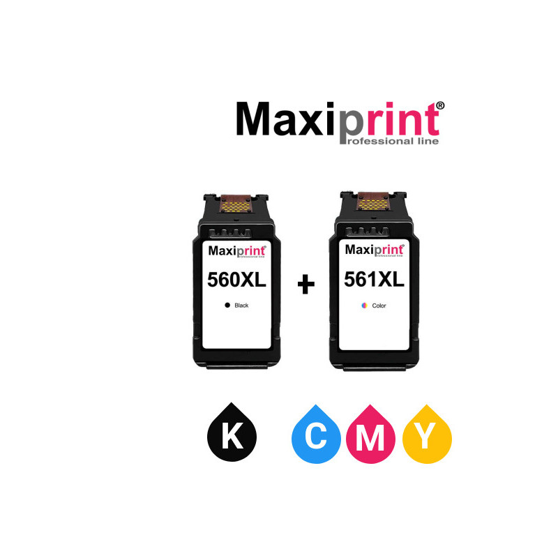 MULTIPACK MAXIPRINT (PG-560XL, CL-561XL) PER CANON TS5350
