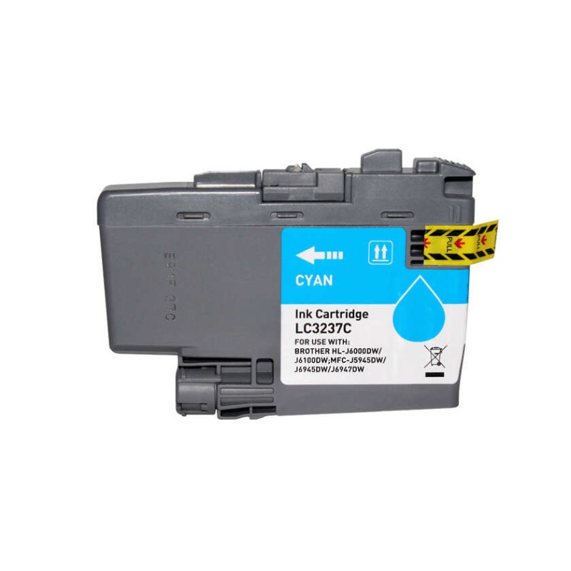 CARTUCCIA COMPATIBILE (LC-3237C) PER BROTHER MFC-J5945DW (1,5K) CIANO