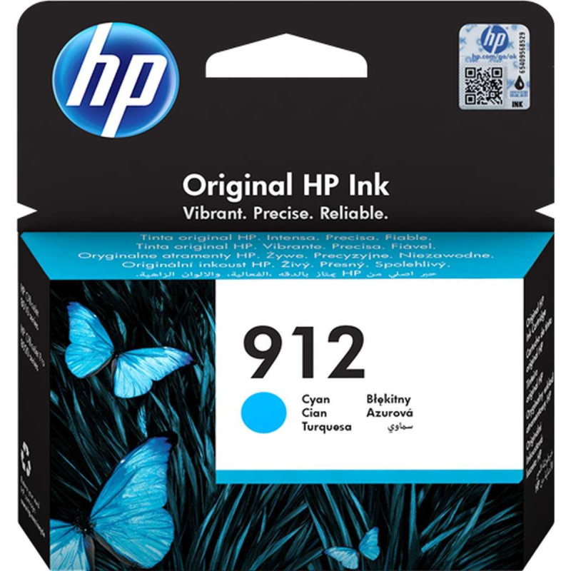 CARTUCCIA ORIGINALE (912, 3YL77AE) HP OFFICEJET 8010 ALL-IN-ONE - CIANO
