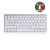 TASTIERA DA VIAGGIO EWENT - MODALITÀ DI RISPARMIO ENERGETICO - BLUETOOTH 3.0 - LAYOUT QWERTY ITALIANO - ARGENTO