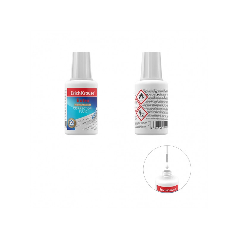 CORRETTORE LIQUIDO EXTRA ERICHKRAUSE CON PENNELLO APPLICATORE 20G