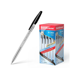 PENNA A SFERA ERICHKRAUSE R-301, PUNTA DA 1,0 MM - TRATTO DA 0,5 MM - NERO
