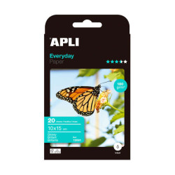 CARTA FOTOGRAFICA APLI EVERYDAY 10 X 15 CM 180 G 20 FOGLI