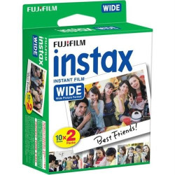 CONFEZIONE GRANDE DI PELLICOLE ISTANTANEE FUJIFILM INSTAX FORMATO 2X10 (DIMENSIONI IMMAGINE 99X62 MM)