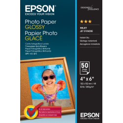 CARTA FOTOGRAFICA LUCIDA EPSON - 10X15 CM - 200 G/M2 - LUCIDA - 50FG