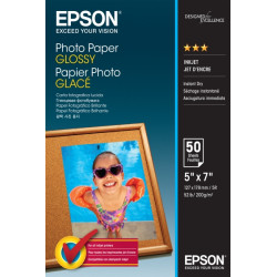 CARTA FOTOGRAFICA LUCIDA EPSON - 13X18 CM - 200 G/M2 - 50FG