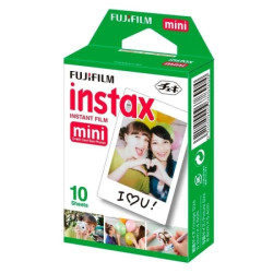10 PELLICOLE ISTANTANEE FUJIFILM INSTAX MINI (DIMENSIONI IMMAGINE: 46X62 MM)