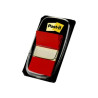 DISPENSER DI POST-IT CON 50 SEGNALIBRI RIPOSIZIONABILI 25,4 X 43,2 MM - FORTE ADESIONE - ROSSO