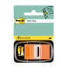 DISPENSER DI POST-IT CON 50 SEGNALIBRI RIPOSIZIONABILI 25,4 X 43,2 MM - FORTE ADESIONE - ARANCIONE