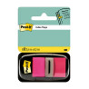 DISPENSER DI POST-IT CON 50 SEGNALIBRI RIPOSIZIONABILI 25,4 X 43,2 MM - FORTE ADESIONE - ROSA