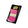 DISPENSER DI POST-IT CON 50 SEGNALIBRI RIPOSIZIONABILI 25,4 X 43,2 MM - FORTE ADESIONE - ROSA
