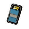 DISPENSER DI POST-IT CON 50 SEGNALIBRI RIPOSIZIONABILI 25,4 X 43,2 MM - FORTE ADESIONE - AZZURRO CHIARO