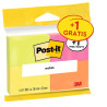 CONFEZIONE DA 4 BLOCCHETTI DI POST-IT DA 100 FOGLIETTI ADESIVI RIPOSIZIONABILI - COLORI NEON - 38X51MM - COLORI ASSORTITI