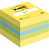 CUBO DI POST-IT DA 400 FOGLIETTI ADESIVI RIPOSIZIONABILI - 51X51 MM - COLORI GIALLO