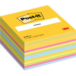 CUBO DI POST-IT DA 450 FOGLIETTI ADESIVI RIPOSIZIONABILI - 76X76 MM