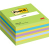 CUBO DI POST-IT DA 450 FOGLIETTI ADESIVI RIPOSIZIONABILI - 76X76 MM