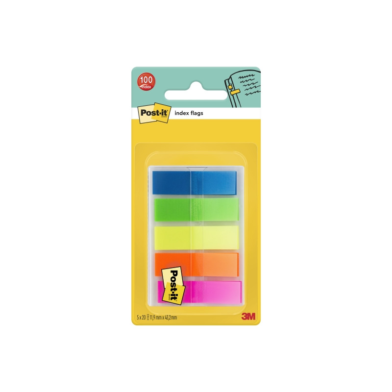 DISPENSER PER POST-IT CON 100 SEGNALIBRI RIPOSIZIONABILI