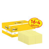 CONFEZIONE DA 20 BLOCCHETTI DI POST-IT DA 100 FOGLIETTI ADESIVI RIPOSIZIONABILI, 38X51 MM - GIALLO CHIARO