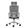 SEDIA DA UFFICIO ERGONOMICA OQONOS CHERG 008 CON POGGIATESTA CERVICALE - GRIGIO