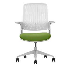 SEDIA DA UFFICIO CROMAD SENIOR SE1800 - VERDE/BIANCO
