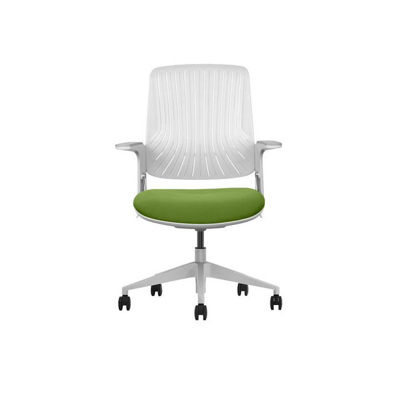 SEDIA DA UFFICIO CROMAD SENIOR SE1800 - VERDE/BIANCO