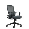 SEDIA DA UFFICIO ERGONOMICA OQONOS CHERG 007 - GRIGIO CON STRUTTURA NERA