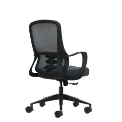 SEDIA DA UFFICIO ERGONOMICA OQONOS CHERG 007 - GRIGIO CON STRUTTURA NERA