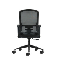 SEDIA DA UFFICIO ERGONOMICA OQONOS CHERG 007 - GRIGIO CON STRUTTURA NERA