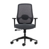 SEDIA DA UFFICIO ERGONOMICA OQONOS CHERG 025 - GRIGIO CON STRUTTURA NERA