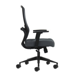 SEDIA DA UFFICIO ERGONOMICA OQONOS CHERG 025 - GRIGIO CON STRUTTURA NERA