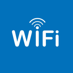 ADESIVO IN PVC APLI PER SEGNALETICA ZONA WIFI 114X114MM - ADESIVO PERMANENTE