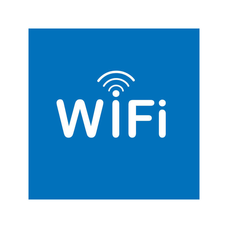 ADESIVO IN PVC APLI PER SEGNALETICA ZONA WIFI 114X114MM - ADESIVO PERMANENTE