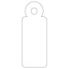 CARTELLINI PENDENTI APLI BIANCHI 13 X 34 MM 1.000 PEZZI