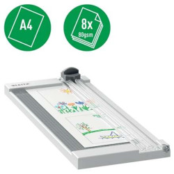 TAGLIERINA PER CARTA LEITZ PRECISION HOME A4 - FORMATO A4 - TESTINA LAMA FISSA