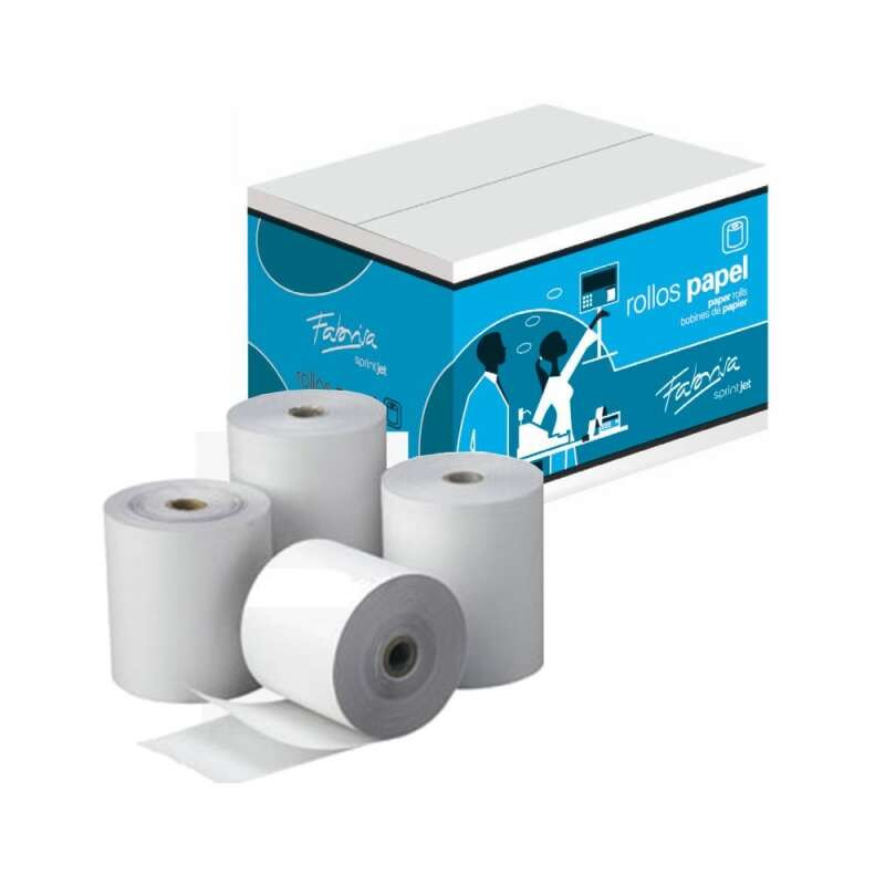 ROTOLO DI CARTA AUTOCOPIANTE FABRISA - DIMENSIONI 75X65X12 MM